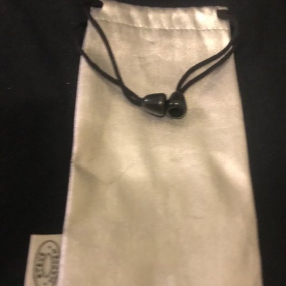Silver Steve Madden soft eyeglass case.  Used. - Picture 1 of 3